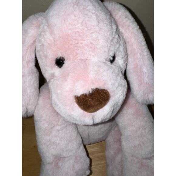 Animal Adventure Pink Puppy Dog Soft Plush Lovey 2021 Toy - Picture 3 of 7
